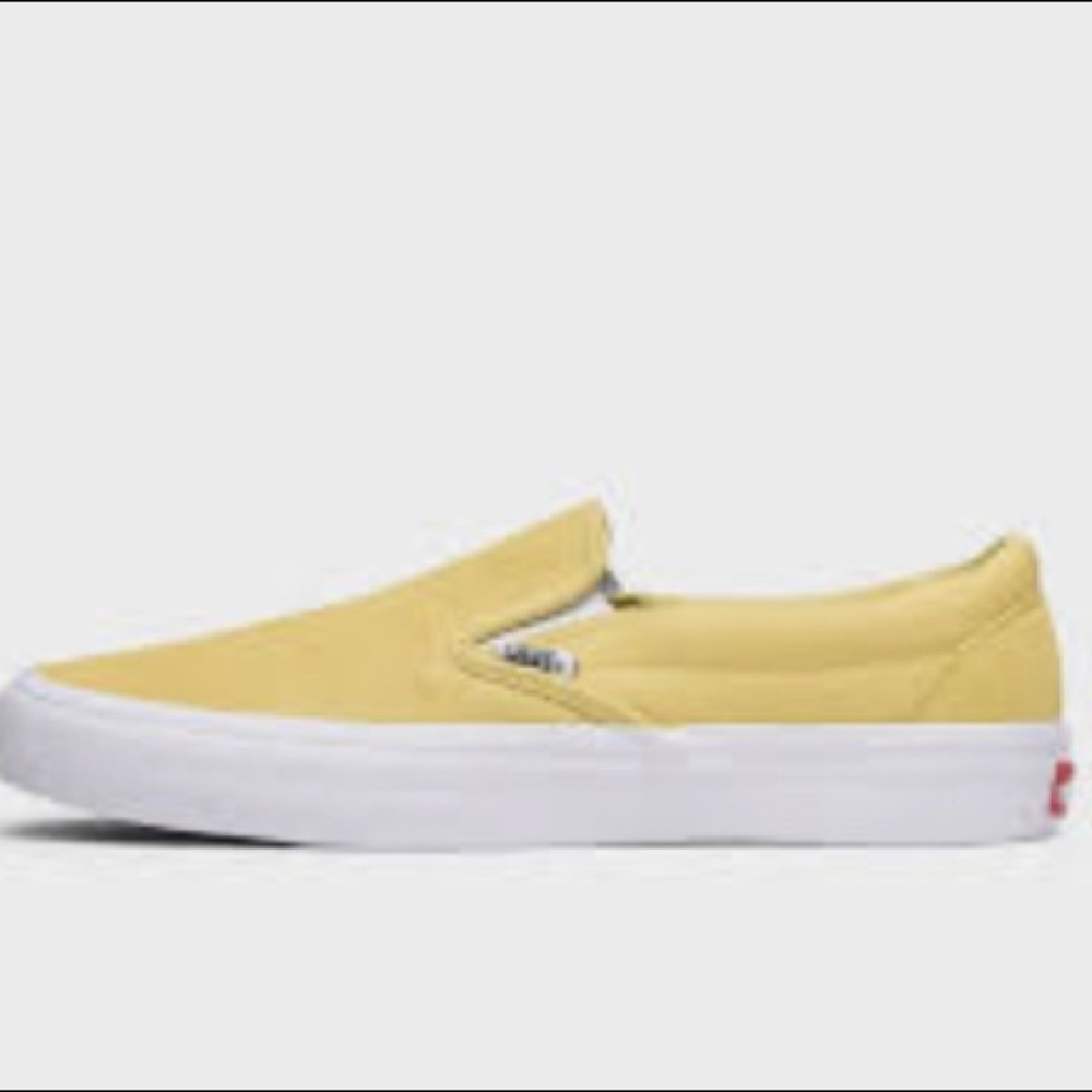 Slip on yellow vans